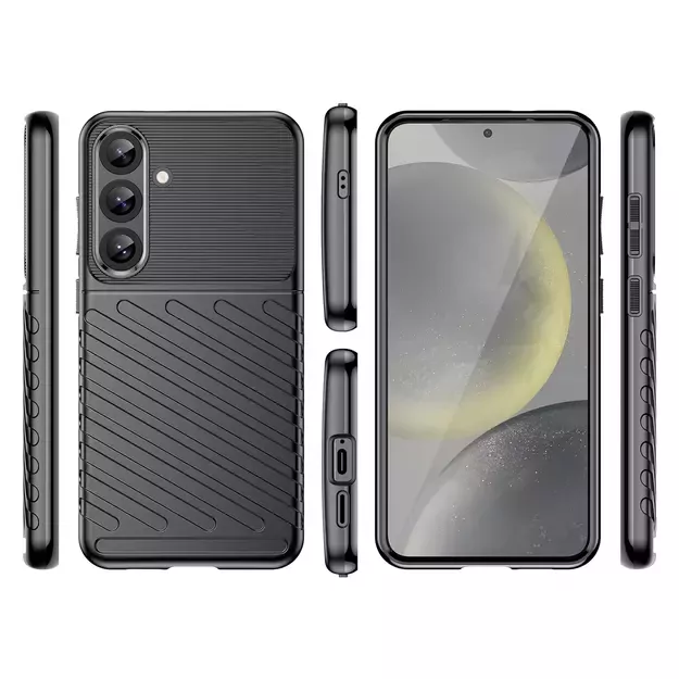 Thunder Case for Samsung Galaxy S25+ Silicone Armored Cover - Black 8