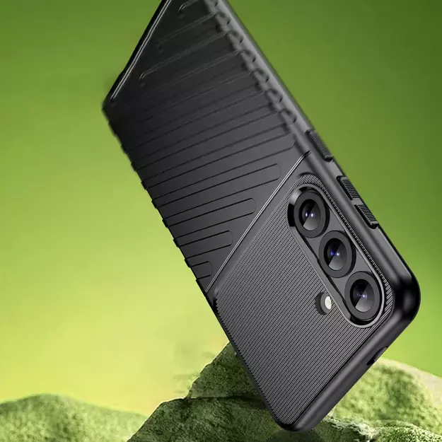 Thunder Case for Samsung Galaxy S25+ Silicone Armored Cover - Black 12