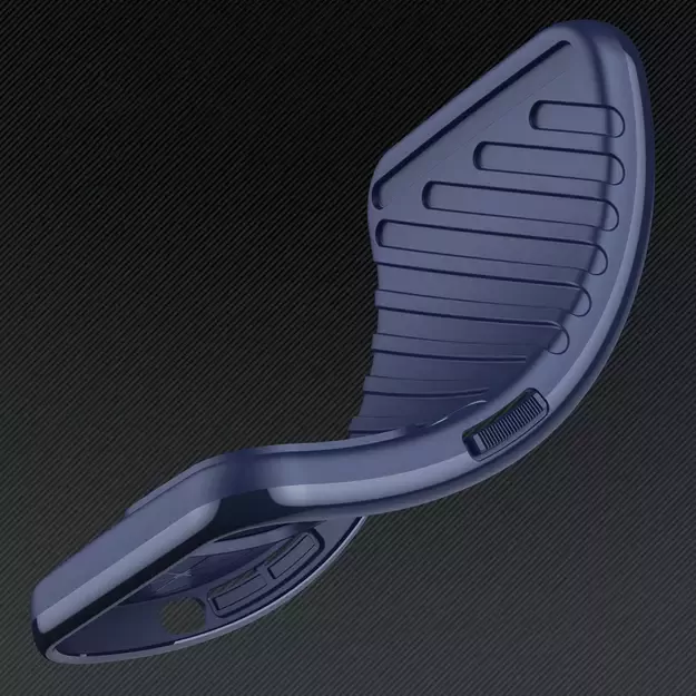 Thunder Case Samsung Galaxy S25 Ultra Silicone Armored Case - Blue 1