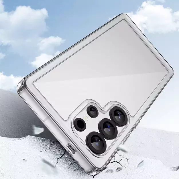 Outer Space Case Silicone Case with Gel Frame for Samsung Galaxy S25 Ultra - Transparent 2