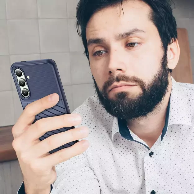 Thunder Case for Samsung Galaxy S24 FE silicone armor cover - blue 12