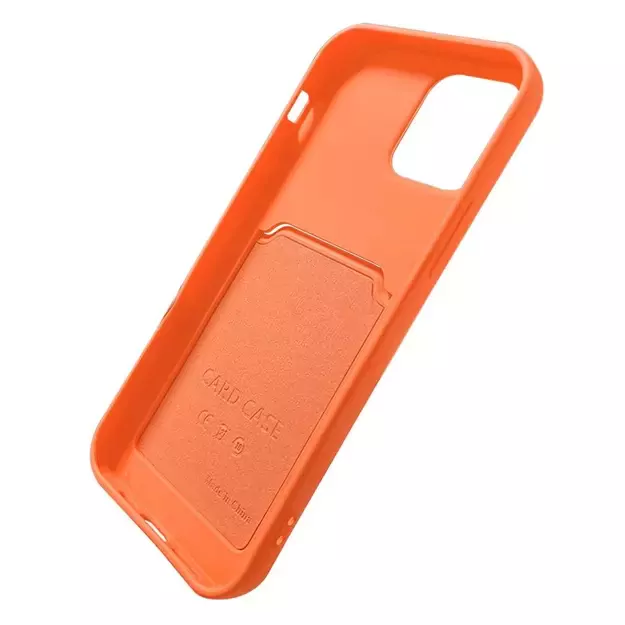 Card Case Silicone Wallet Case With Card Slot Documents For Samsung Galaxy S21 + 5G (S21 Plus 5G) Red 6