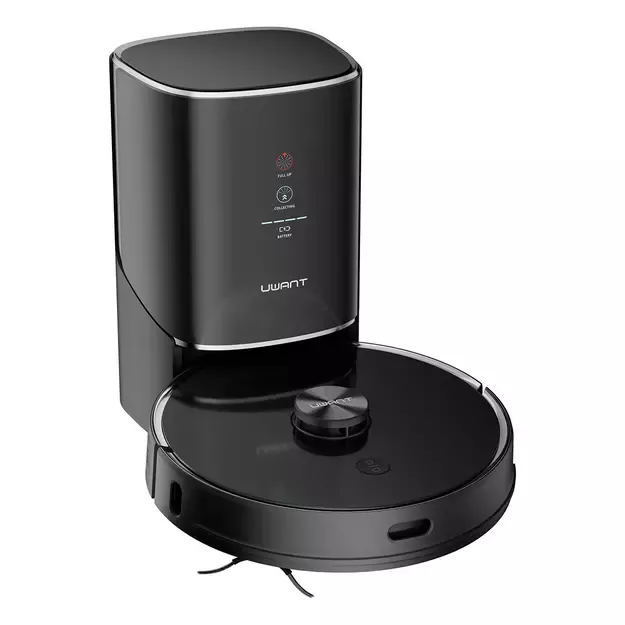 UWANT U100 Robot Vacuum Cleaner with Mop Function + Charging/Cleaning Station - Black 3