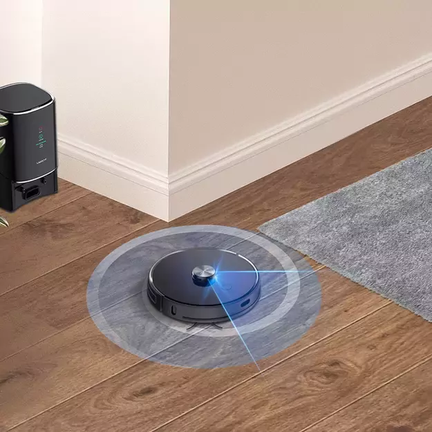 UWANT U100 Robot Vacuum Cleaner with Mop Function + Charging/Cleaning Station - Black 13