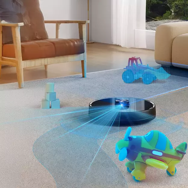 UWANT U100 Robot Vacuum Cleaner with Mop Function + Charging/Cleaning Station - Black 11