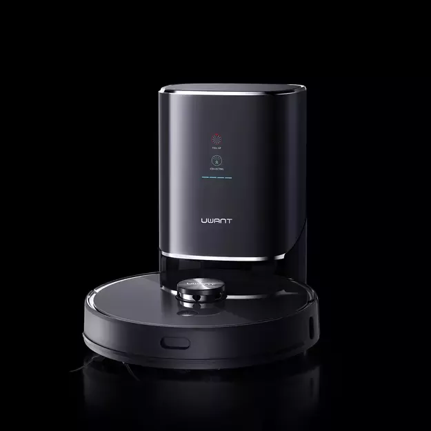 UWANT U100 Robot Vacuum Cleaner with Mop Function + Charging/Cleaning Station - Black 9