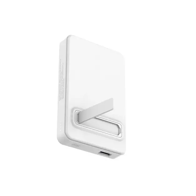 Powerbank Wozinsky WLWP-10KA0Y3WS 22.5W PD Qi2 10000 mAh, with stand, 1x USB-A, 1x USB-C - white 5