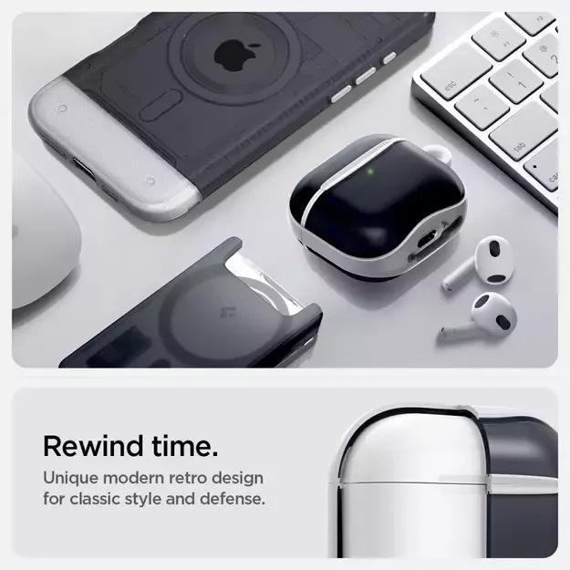 Spigen Classic C1 Case for AirPods 4 - Graphite 10