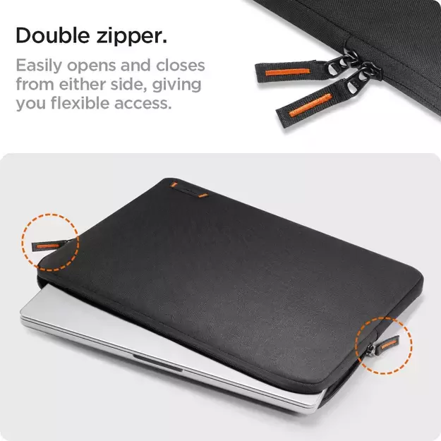 Spigen Basic Pouch 15-16&quot  Laptop Bag - Black 10