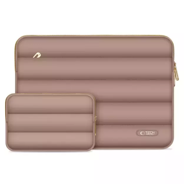 Tech-Protect Puffy 13-14&quot  Laptop Bag - Brown