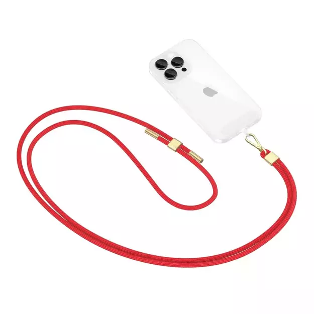 Tech-Protect C2S Rope Crossbody Strap Leash - Red 1