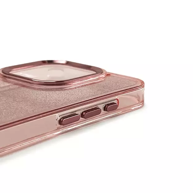 Wozinsky Glitter Case for Samsung Galaxy S24 FE - Pink with Glitter 9