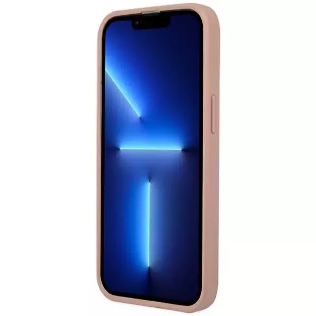 Guess GUHCP14XPSATLP iPhone 14 Pro Max 6,7 &quot pink / pink hardcase SaffianoTriangle Logo 11