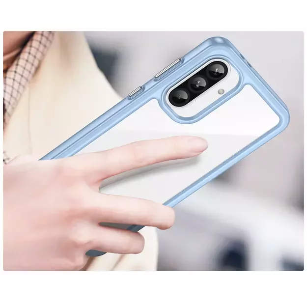 Outer Space Case for Samsung Galaxy A56 Cover with Flexible Frame - Blue 4