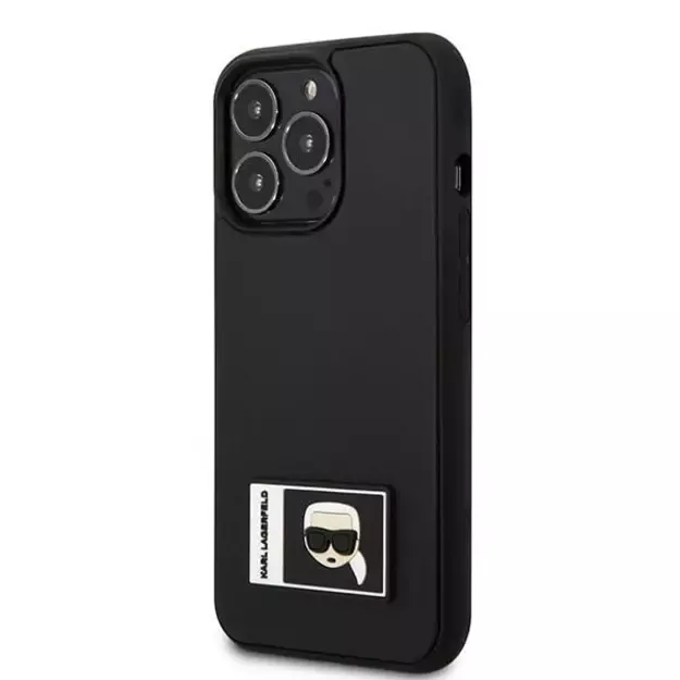 Karl Lagerfeld KLHCP13L3DKPK iPhone 13 Pro / 13 6,1  czarny/black hardcase Ikonik Patch 8
