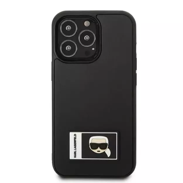 Karl Lagerfeld KLHCP13L3DKPK iPhone 13 Pro / 13 6,1  czarny/black hardcase Ikonik Patch 9
