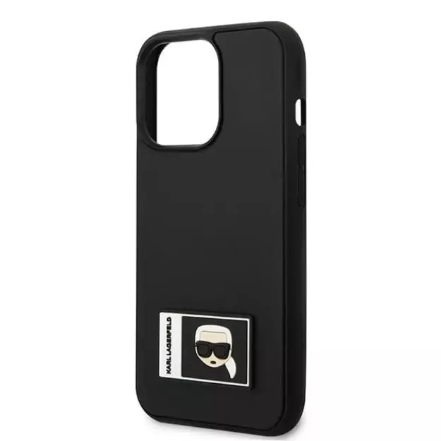 Karl Lagerfeld KLHCP13L3DKPK iPhone 13 Pro / 13 6,1  czarny/black hardcase Ikonik Patch 12