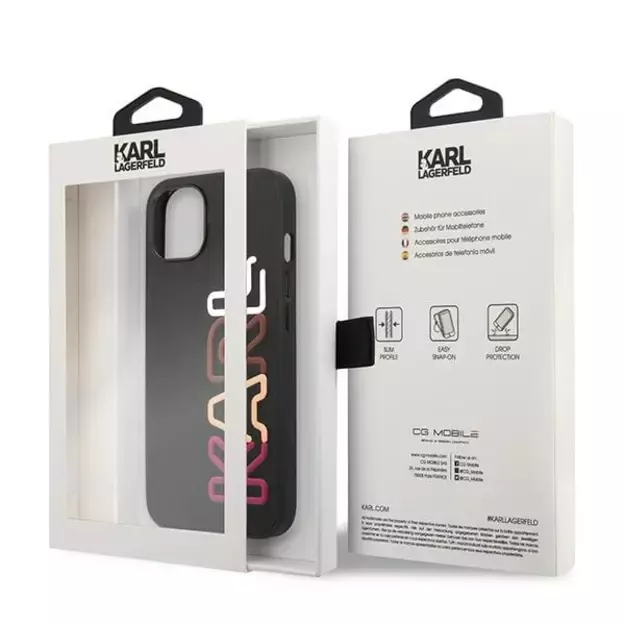 Karl Lagerfeld KLHCP13SPCOBK iPhone 13 mini 5.4 &quot black / black hardcase Multipink Brand 7