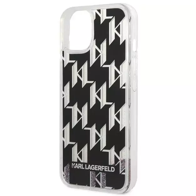 Karl Lagerfeld KLHCP14MLMNMK iPhone 14 Plus 6.7 &quot hardcase black / black Liquid Glitter Monogram 12