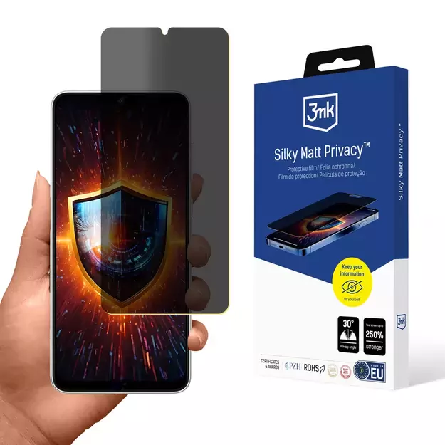 3mk Silky Matt Privacy Privacy Screen Protector for Samsung Galaxy A05