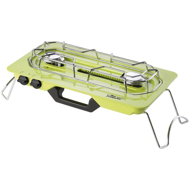 MOVE camping stove 2 burners for gas cartridges + adjustable burner 4.6kW 2