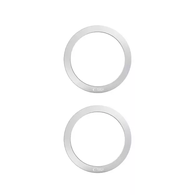 Tech-Protect MMP-110 2in1 MagSafe Ring - Silver / Silver 1