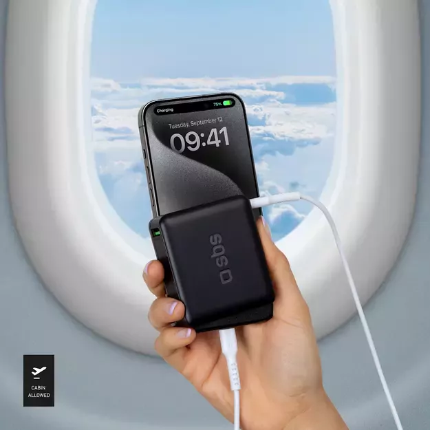 Powerbank SBS TEBB10000HDPD20K 10000 mAh with Power Delivery - black 2