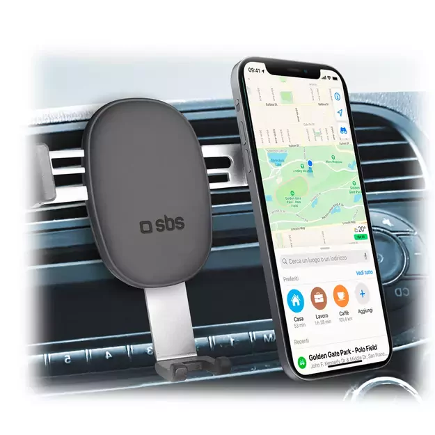 SBS TESUPPCLIPGRAVK smartphone holder for air vent, gravity - black 11