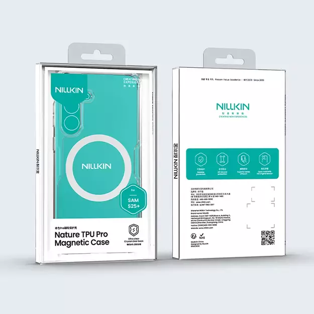 Nillkin Nature TPU Pro Magnetic Case with MagSafe for Samsung S25+ - White 13