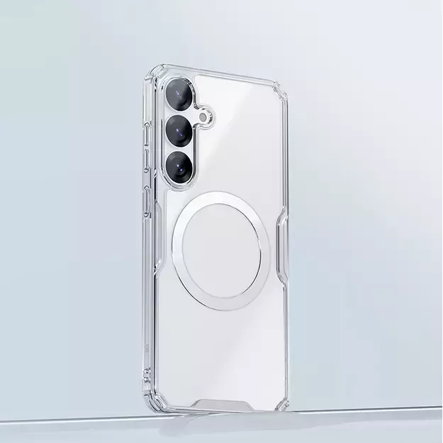 Nillkin Nature TPU Pro Magnetic Case with MagSafe for Samsung S25+ - White 4