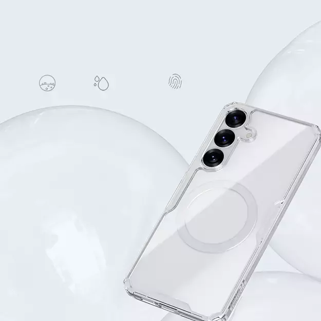 Nillkin Nature TPU Pro Magnetic Case with MagSafe for Samsung S25+ - White 10