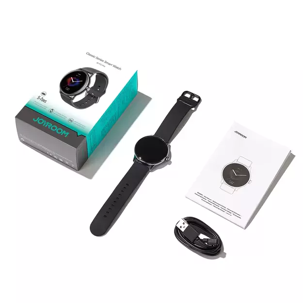 Joyroom Classis Series JR-FC1 Smartwatch with Call Answering Function / IP68 Protection - Dark Gray 1