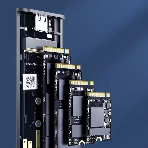 Orico AM2C3-G2 M.2 NVME USB-C 3.2 Disk Drive - Gray 5