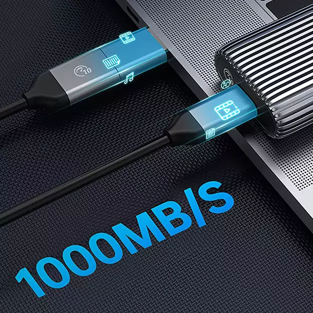 Orico AM2C3-G2 M.2 NVME USB-C 3.2 Disk Drive - Gray 3