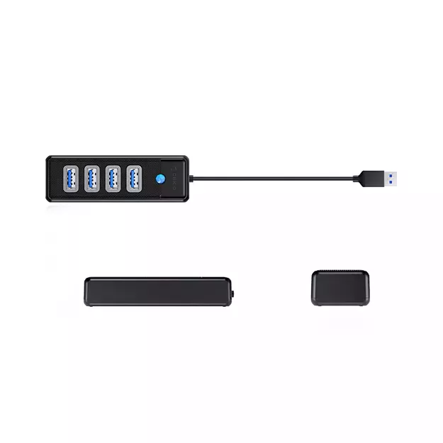 Hub Orico PW4U-U3 USB-A / 4x USB-A 3.0 - black 2