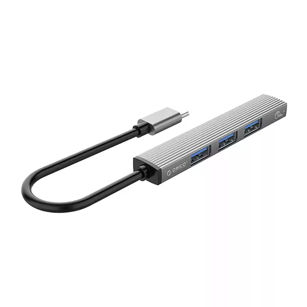 Orico AH-13 USB-C Hub Docking Station 1x USB-A 3.0 + 3x USB-A 2.0 - Gray 2