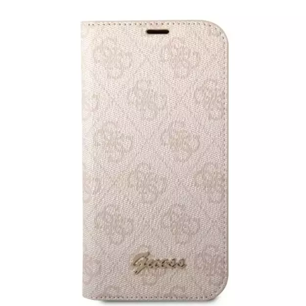 Guess GUBKP14SHG4SHP iPhone 14 6.1 &quot pink / pink book 4G Vintage Gold Logo 5