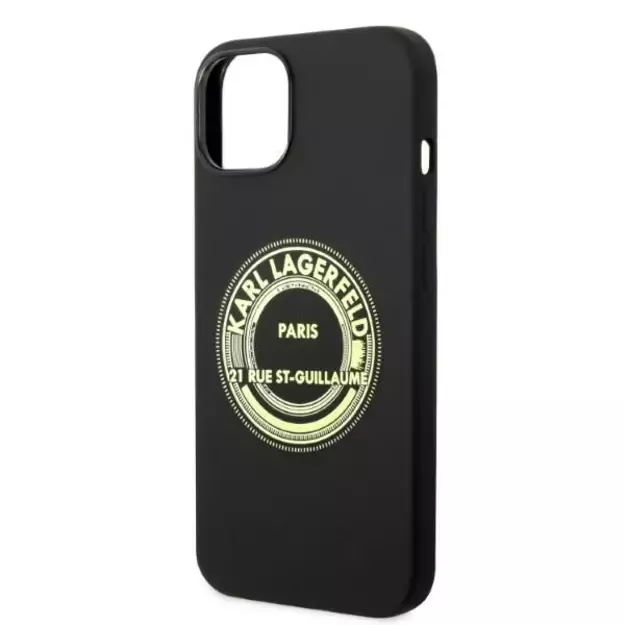 Karl Lagerfeld KLHCP14MSRSGRCK iPhone 14 Plus 6.7 &quot hardcase black / black Silicone RSG 13