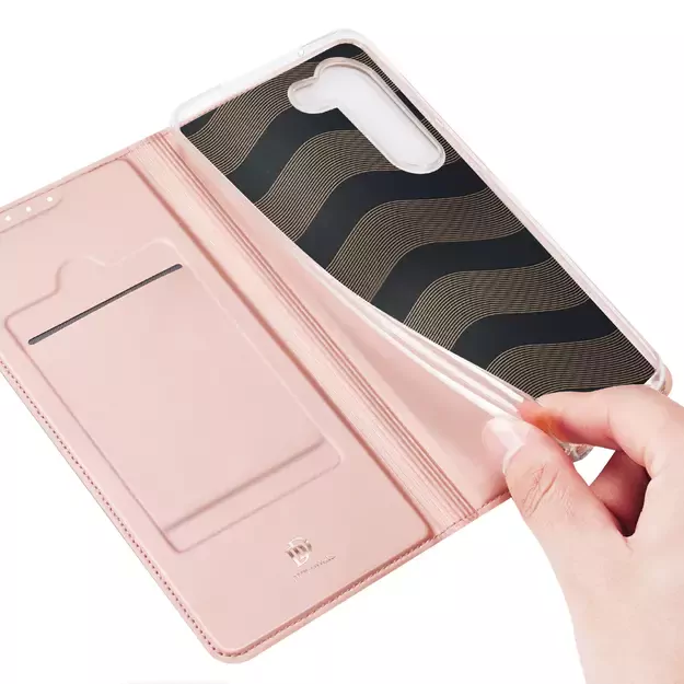 Dux Ducis Skin Pro case for Samsung Galaxy S23+ flip cover card wallet stand pink 6