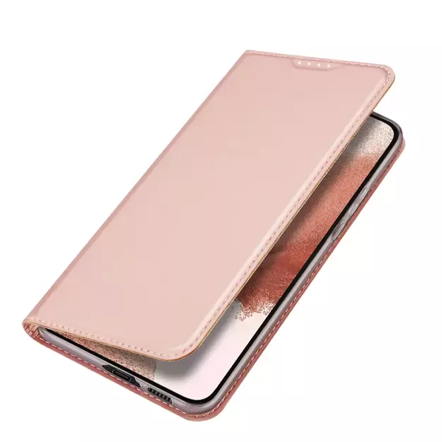 Dux Ducis Skin Pro case for Samsung Galaxy S23+ flip cover card wallet stand pink 3