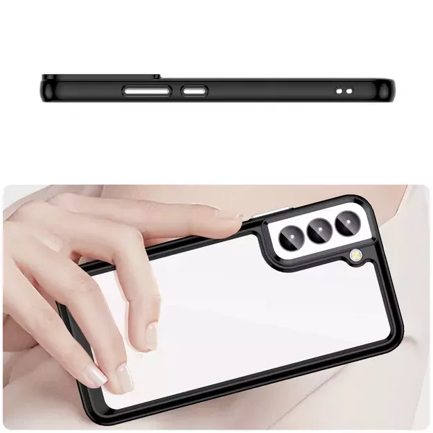 Outer Space Case for Samsung Galaxy S23+ cover with a flexible frame black 7
