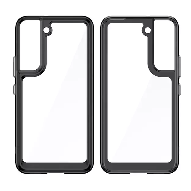 Outer Space Case for Samsung Galaxy S23+ cover with a flexible frame black 3