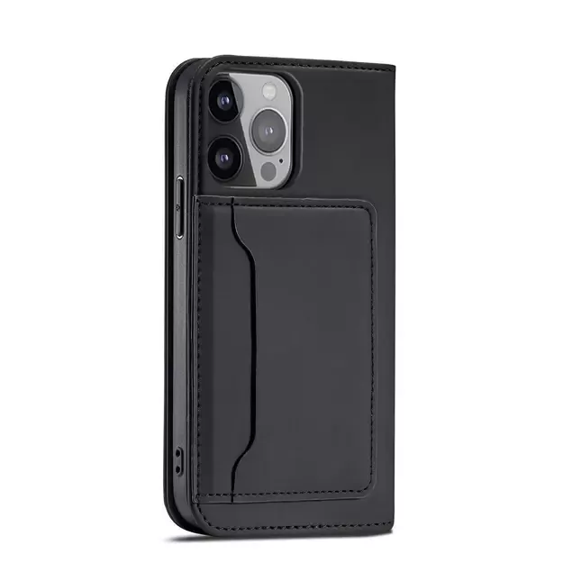 Magnet Card Case for Samsung Galaxy S23+ flip cover wallet stand black 22