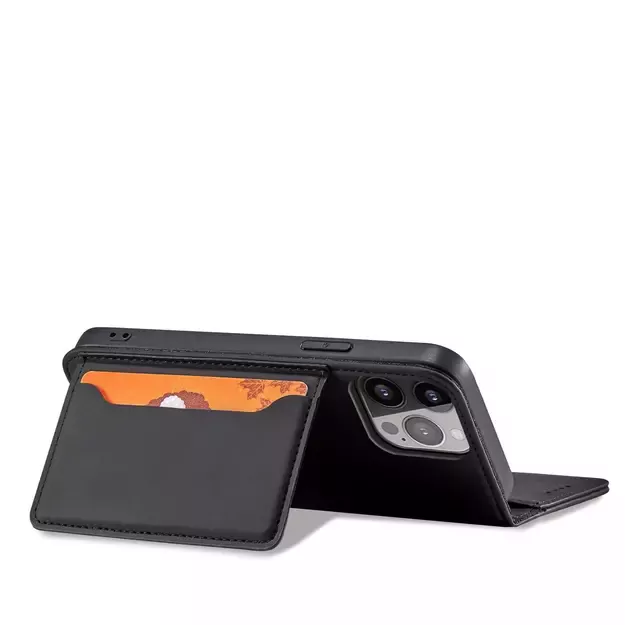 Magnet Card Case for Samsung Galaxy S23+ flip cover wallet stand black 14