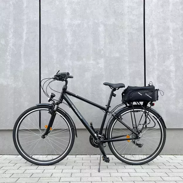 Wozinsky bike carrier bag with 9l shoulder strap (rain cover included) black (WBB22BK) 19