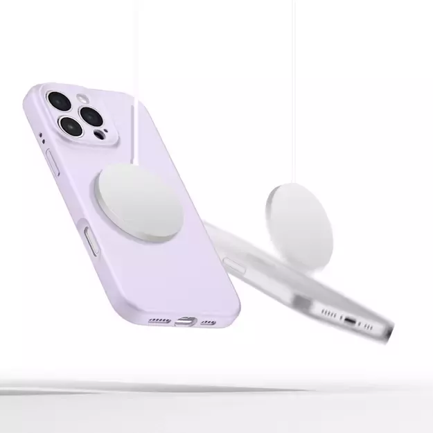 Tech-Protect Liquid Silicone MagSafe Case for iPhone 16 Pro Max - Purple 1