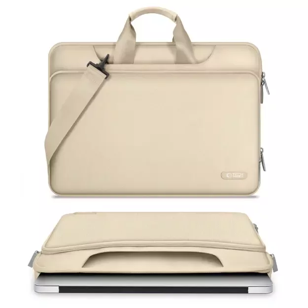 15-16 Tech-Protect Pocket Laptop Bag - Beige 15