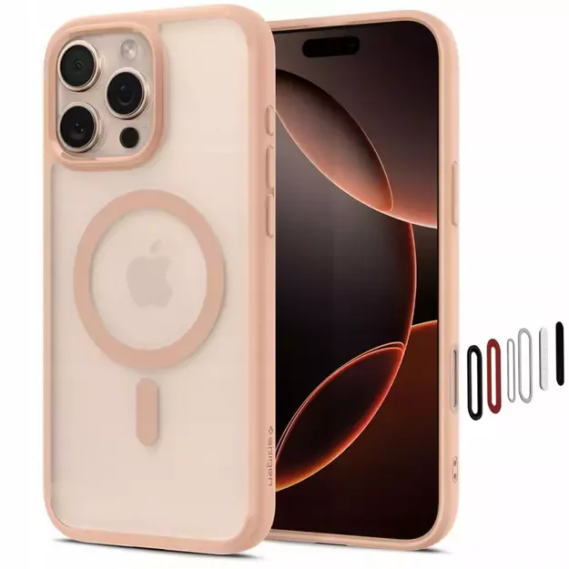 Spigen Ultra Hybrid ”T” Magsafe iPhone 16 Pro Case - Pink