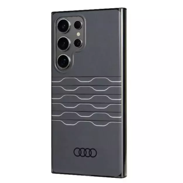 Audi IML Geometric Pattern Case S24 Ultra S928 black/black hardcase AU-IMLS24U-A6/D3-BK 8
