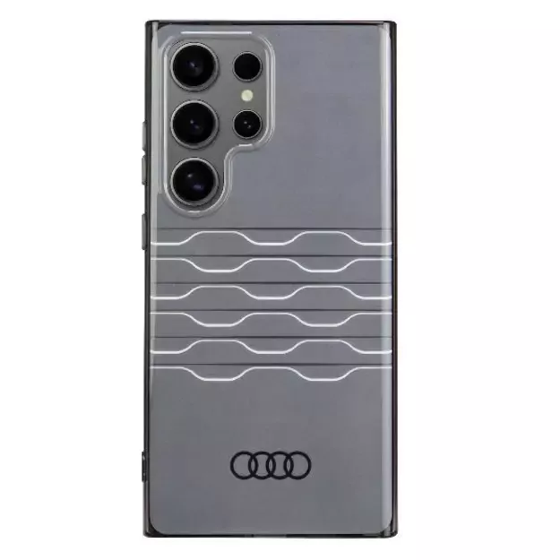 Audi IML Geometric Pattern Case S24 Ultra S928 black/black hardcase AU-IMLS24U-A6/D3-BK
